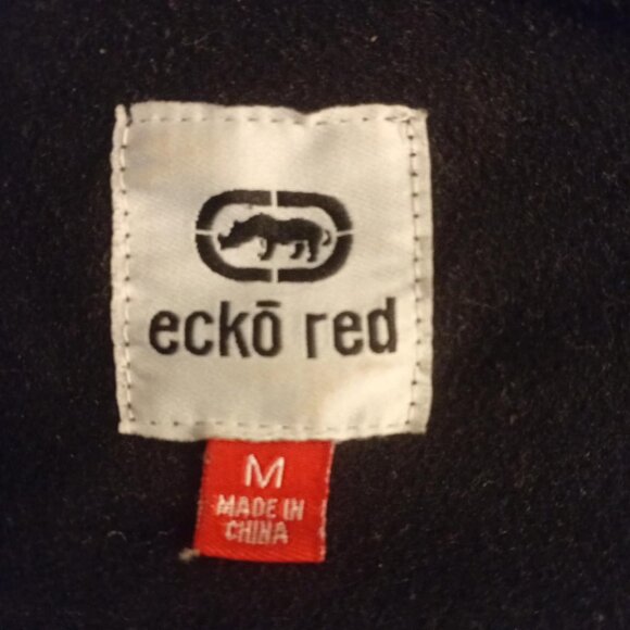 RARE Vintage Y2K Ecko Red Track Jacket | Taping Logo Streetwear Hip-Hop | Size M - Picture 9 of 9